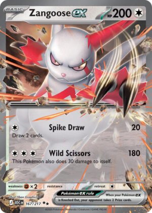 Zangoose EX - 167/217