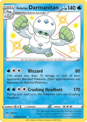 Galarian Darmanitan - SV24/SV122