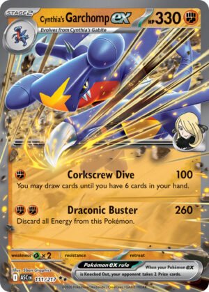 Cynthia's Garchomp EX - 104/182