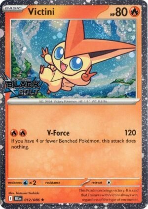 Victini (Black Bolt ) Stamped - 12/86