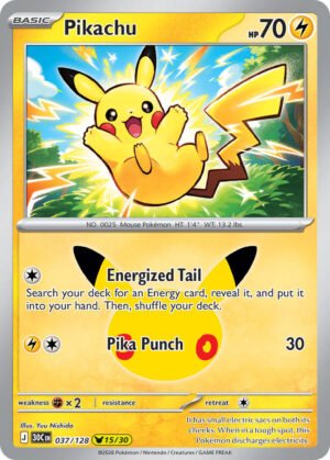 Pikachu (15/30) - 37/134