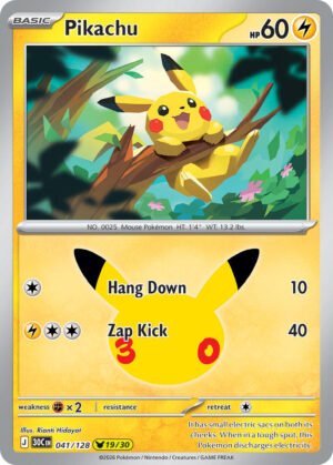 Pikachu (19/30) - 41/132